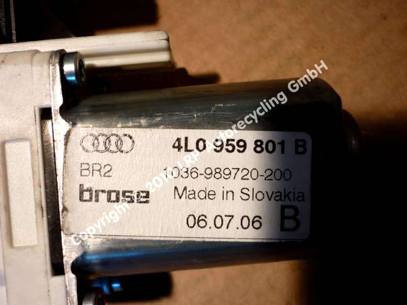 Q7 (4L, 03/06-) MOTOR FENSTERHEBER VORN LINKS 4L0959801B